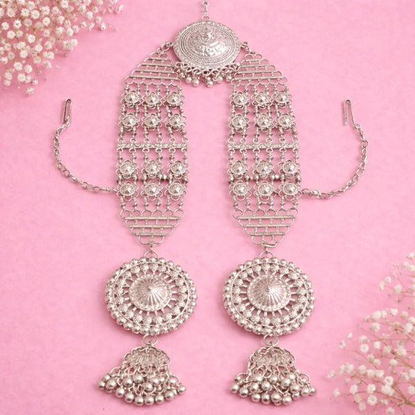 925 Silver Traditional Chand Patti Set