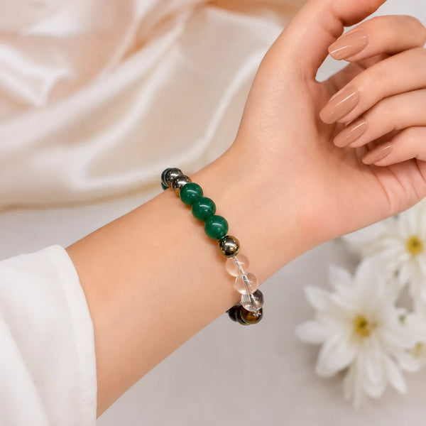 Multi-Stone Positive Energy Beaded Bracelet