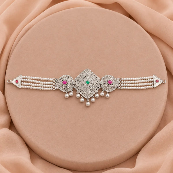 Royal Pearl 925 Silver Choker