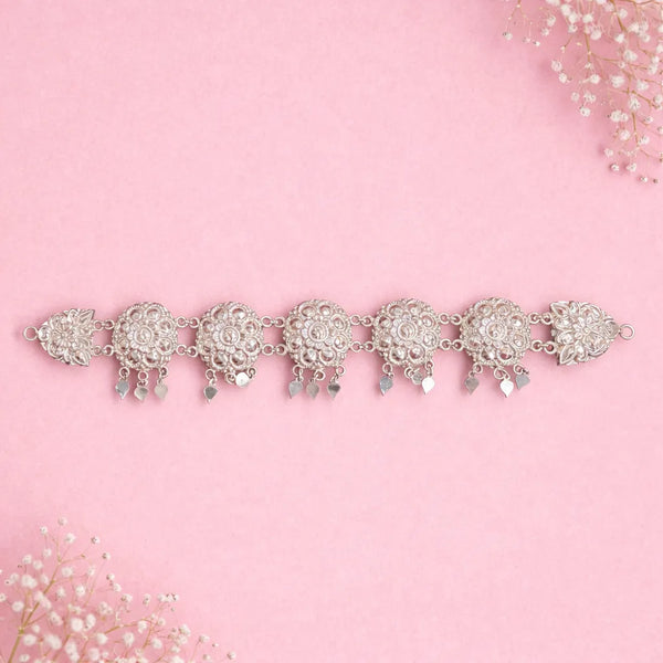 925 Silver Floral Guluband