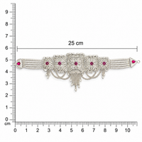 Ruby Pearl 925 Silver Choker for Women by Frolic Jewels