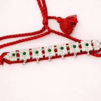 925 Silver Green Stone Guluband