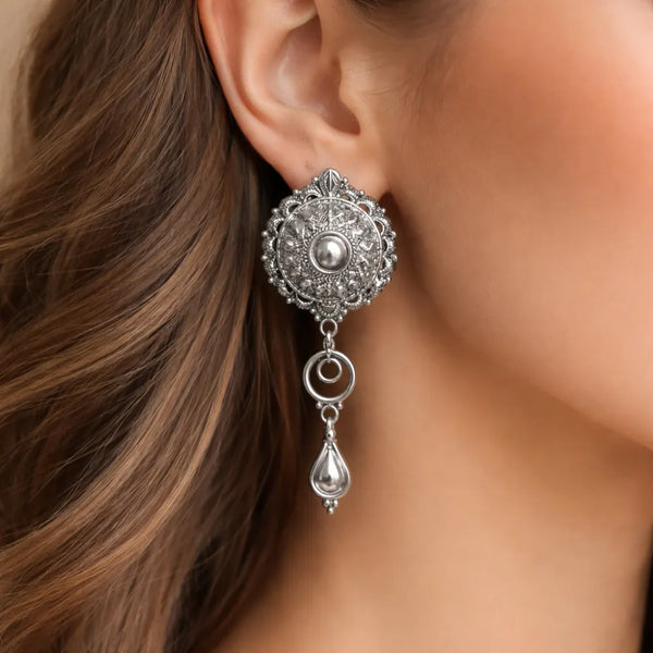 925 Silver Drop Dangle Earrings