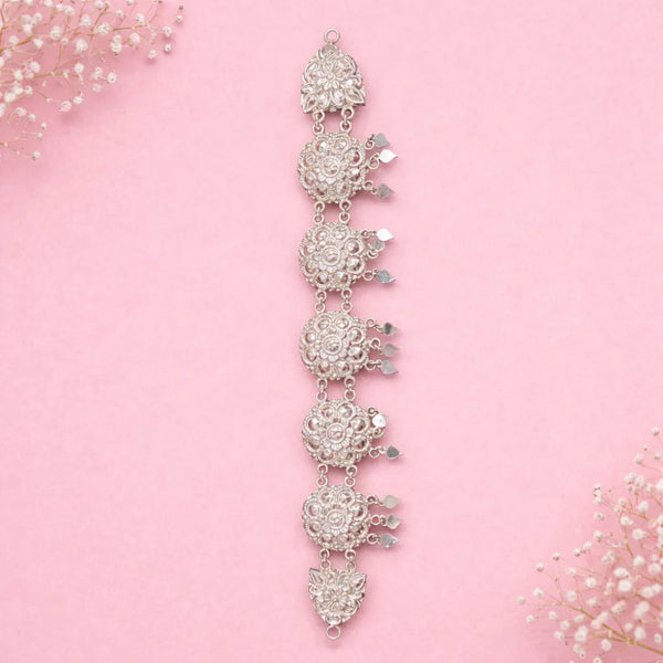 925 Silver Floral Guluband