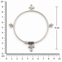 925 Silver Minimal Kada Payal for Women Frolic Jewels
