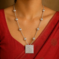 925 Sterling Silver Traditional Jantar Necklace for Women by Frolic Jewels