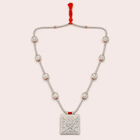 925 Sterling Silver Traditional Jantar Necklace for Women by Frolic Jewels