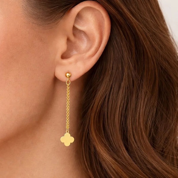 Anti-Tarnish Gold Chain Drop Earrings