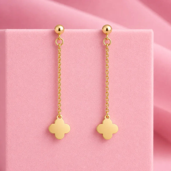 Anti-Tarnish Gold Chain Drop Earrings