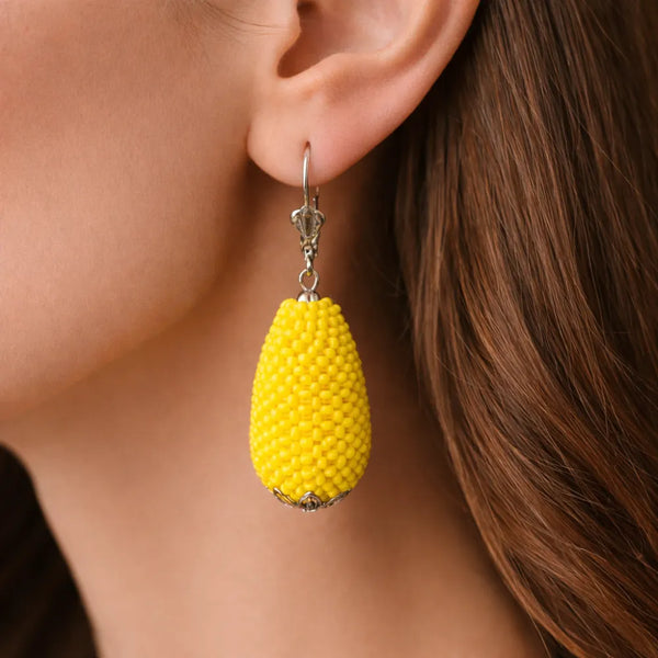 Anti-Tarnish Yellow Bead Drops