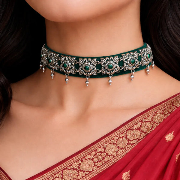 Classic Green Stone 925 Silver Guluband