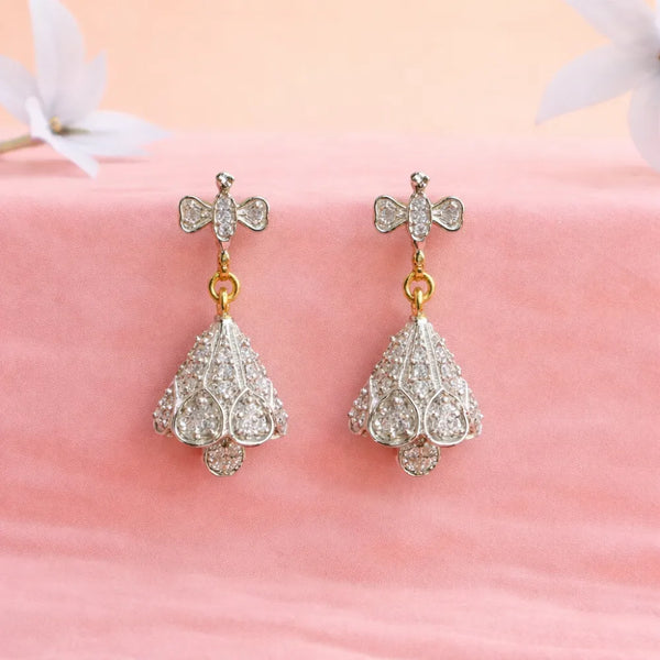 Crystal Bell Drop Earrings
