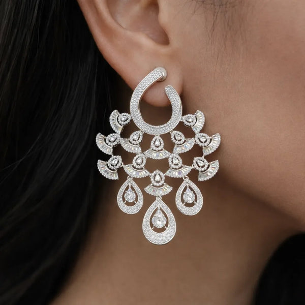 Crystal Drop Anti-Tarnish Earrings