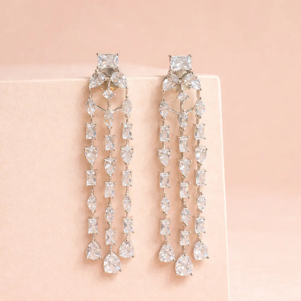 Diamond Drop Luxe Earrings
