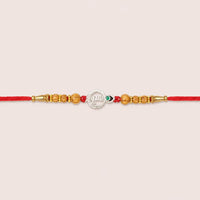 Divine Krishna Silver Rakhi for Raksha Bandhan by Frolic Jewels