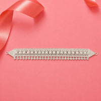 Elegant Floral Silver Guluband for Women by Frolic Jewels