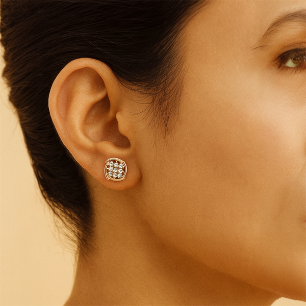 Mother-of-Pearl Heart Drop Silver Earrings