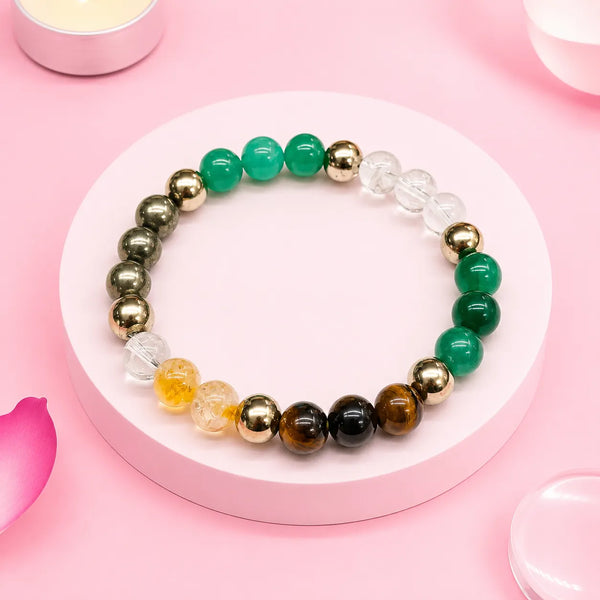 Multi-Stone Prosperity & Positive Energy Bracelet