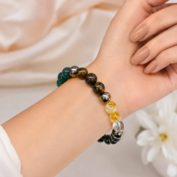 Multi-Stone Prosperity & Positive Energy Bracelet