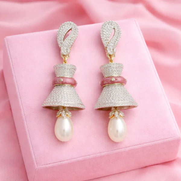 Pink Pearl Luxe Anti-Tarnish Earrings