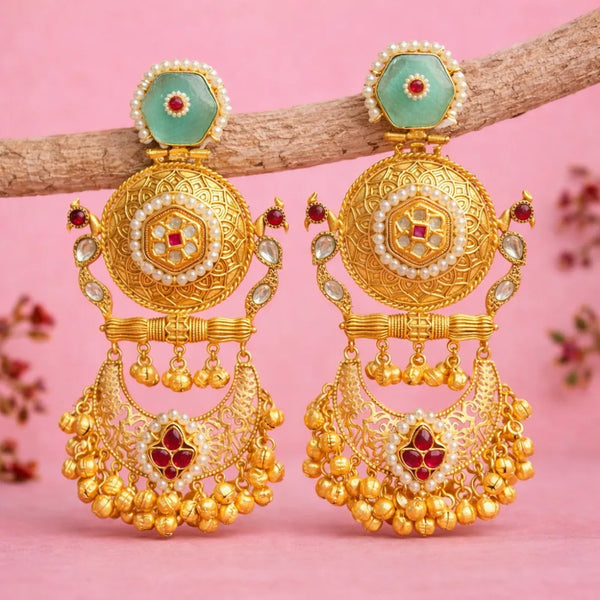 Royal Gold Anti-Tarnish Chandbali