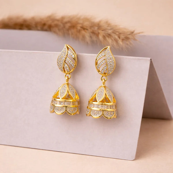 Royal Leaf Jhumki Drops