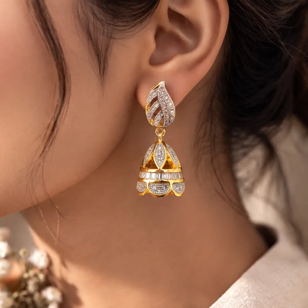 Royal Leaf Jhumki Drops