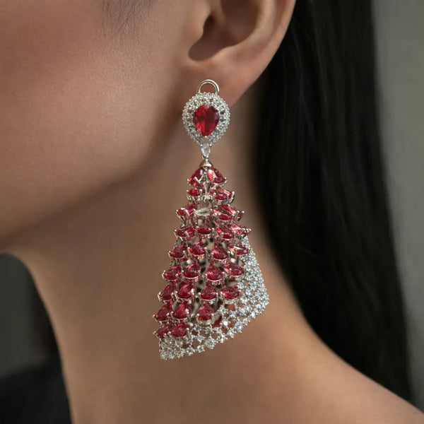 Ruby Spark Anti-Tarnish Earrings