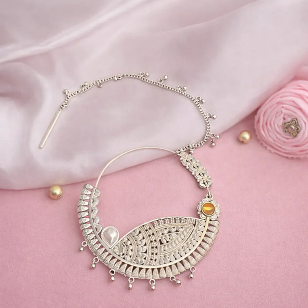 925 Silver Dual Stone Bridal Nath