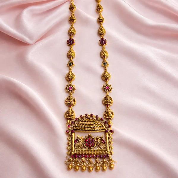 925 Silver Gold Plated Temple Pendant Haar