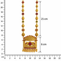 Silver Gold-Polish Temple Pendant Haar for Women Frolic Jewels