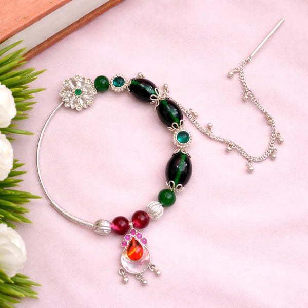 925 Silver Traditional Multicolor Nath