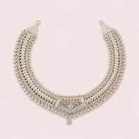Traditional Elegance 925 Silver Necklace Set for Women by Frolic Jewels
