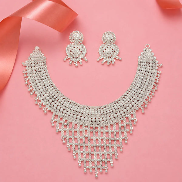 Traditional Heritage 925 Silver Necklace Set