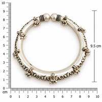 Traditional Silver Kada Anklet for Women Frolic Jewels
