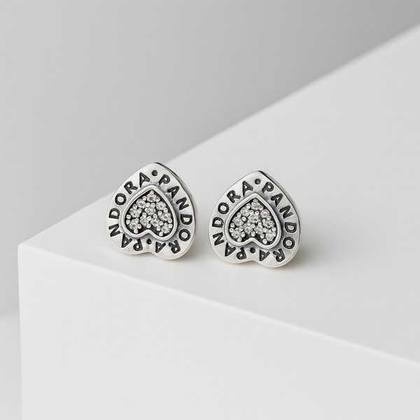 Silver Classic CZ Solitaire Stud Earrings